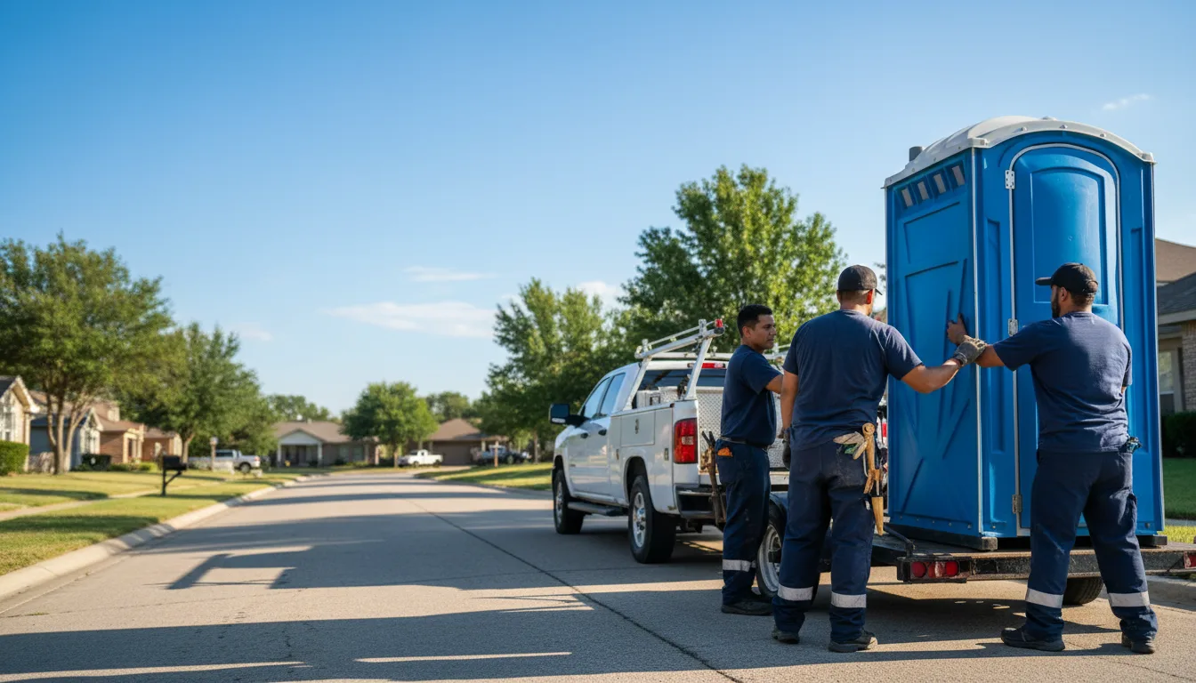 Portable Toilet Rental in Moffett, OK near me
